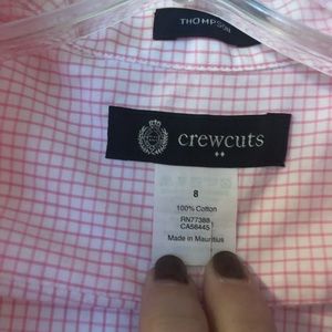 Crewcuts Shirts & Tops - Boys jCrew Crewcuts pink hingham button down S:8 Crewcuts Shirts & Tops - Boys jCrew Crewcuts pink hingham button down S:8